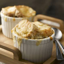 Mushroom Soup Au Gratin