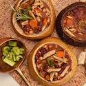 Mixed Bean Soup with Pasta