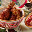 Ethiopian Chicken with Berberi Sauce and Fresh Ginger